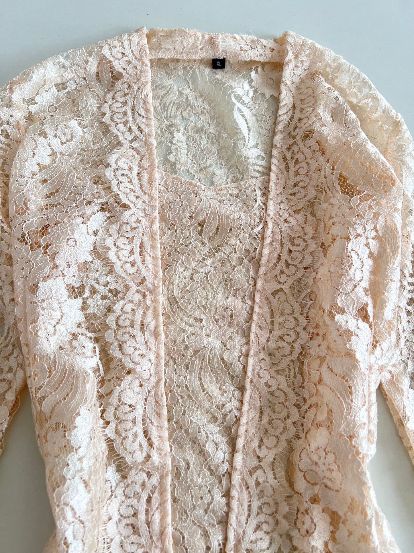 Lace Sheer Top-Bust 34