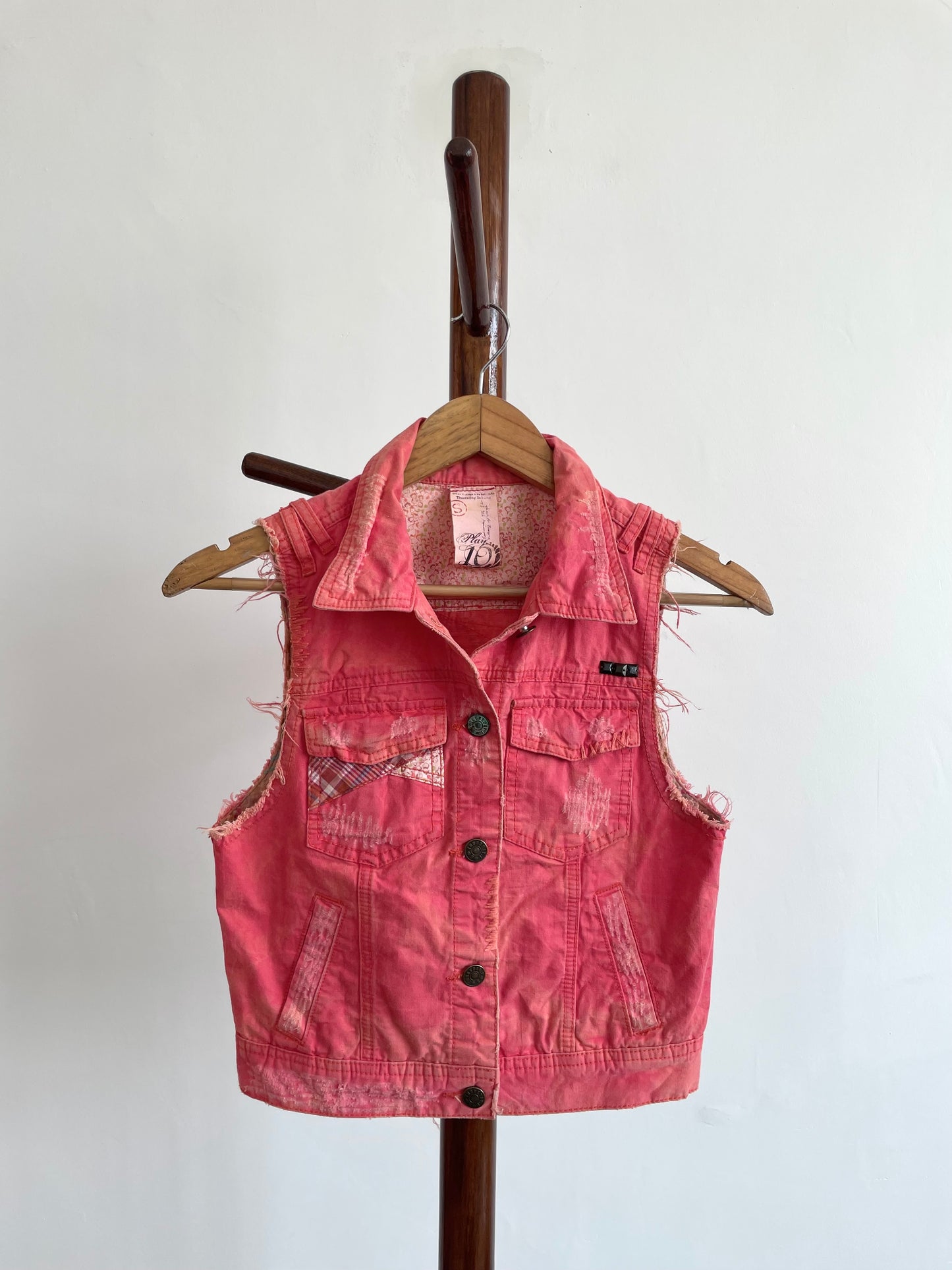 Denim Vest-Bust 30