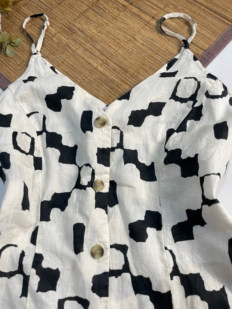 H&M Linen Top-Bust 36