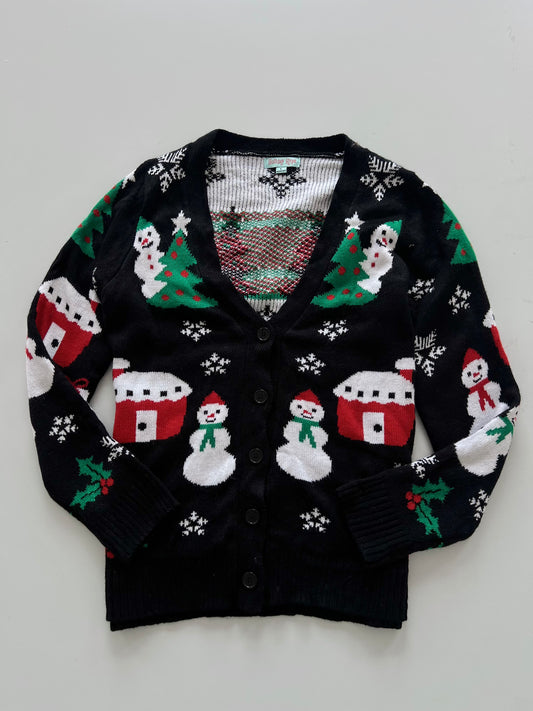 Holiday Hype Embroidered Christmas Sweater-Bust 40