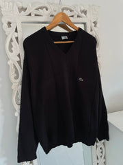 Lacoste Vintage Black Sweater-Bust 48
