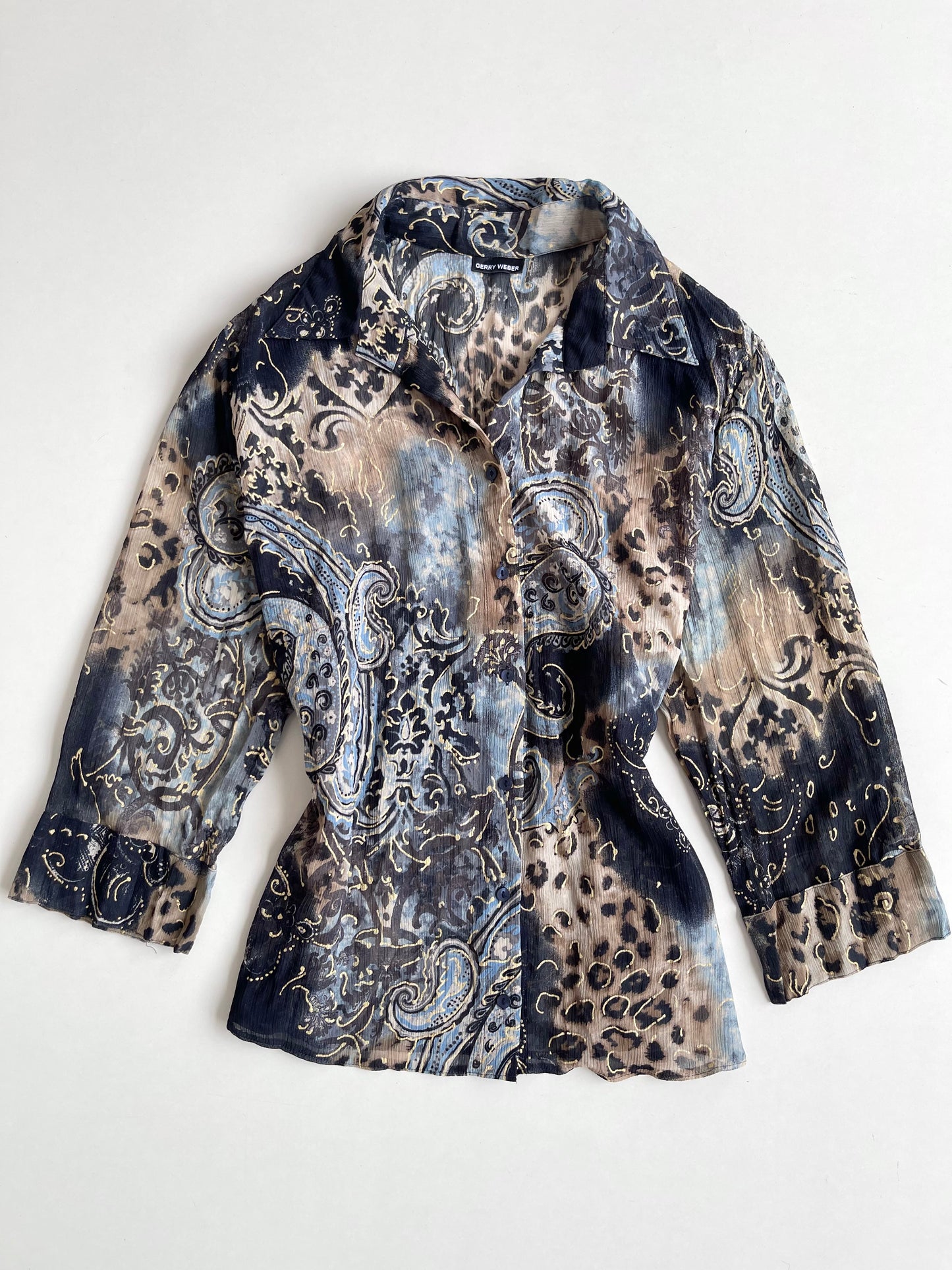 Gerry Weber Sheer Vintage Shirt-Bust 50