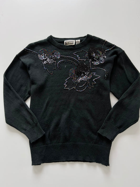 Anytime Glitz Hand Embroidered Sweater-Bust 40