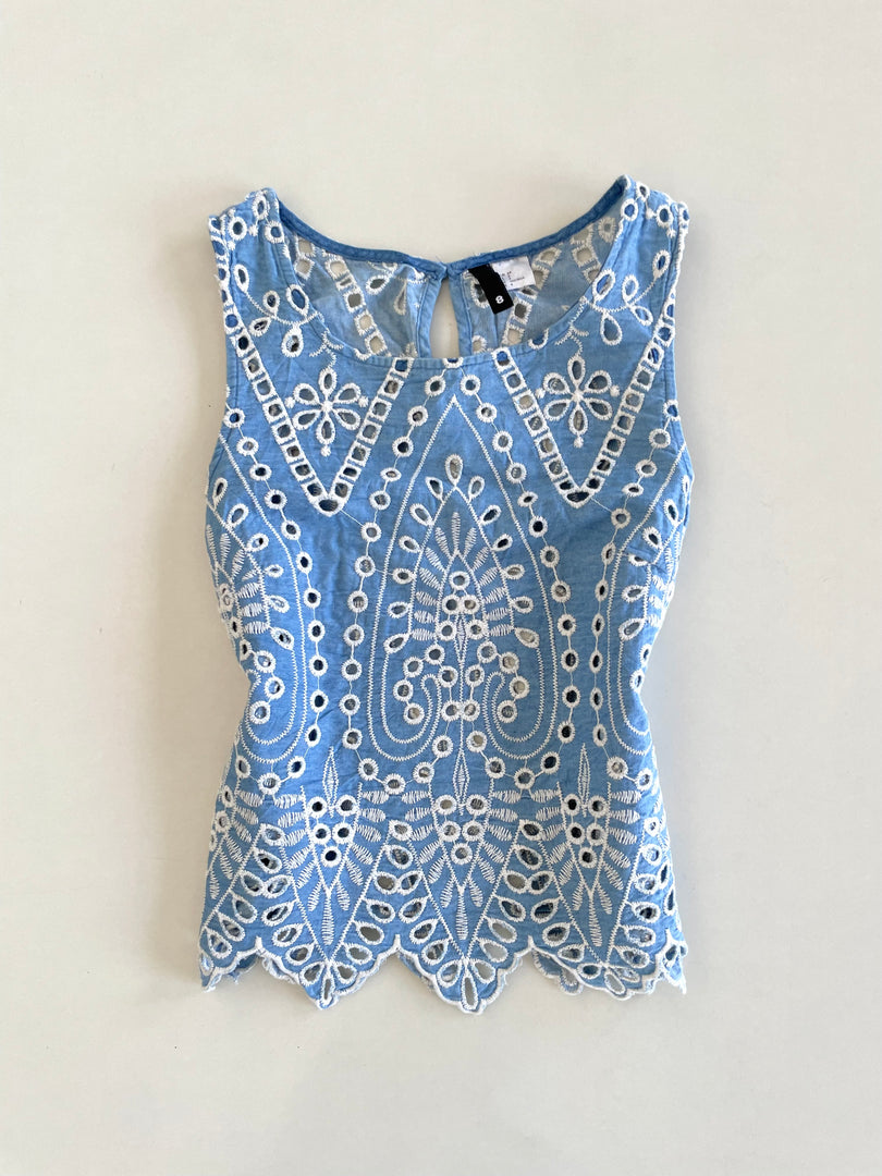 H&M Eyelet Top-Bust 32