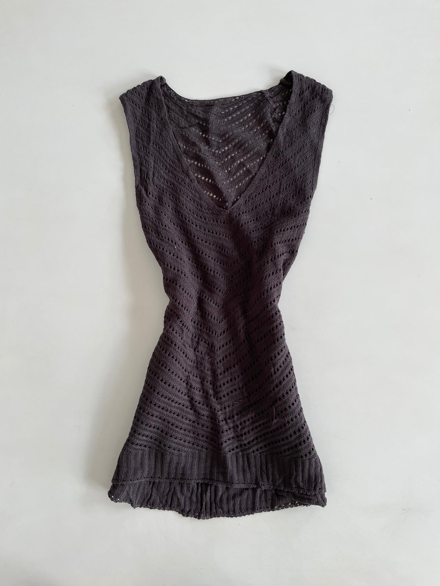 Sheer Crochet Top- Bust 40 to 42