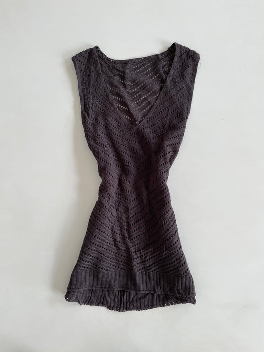 Sheer Crochet Top- Bust 40 to 42