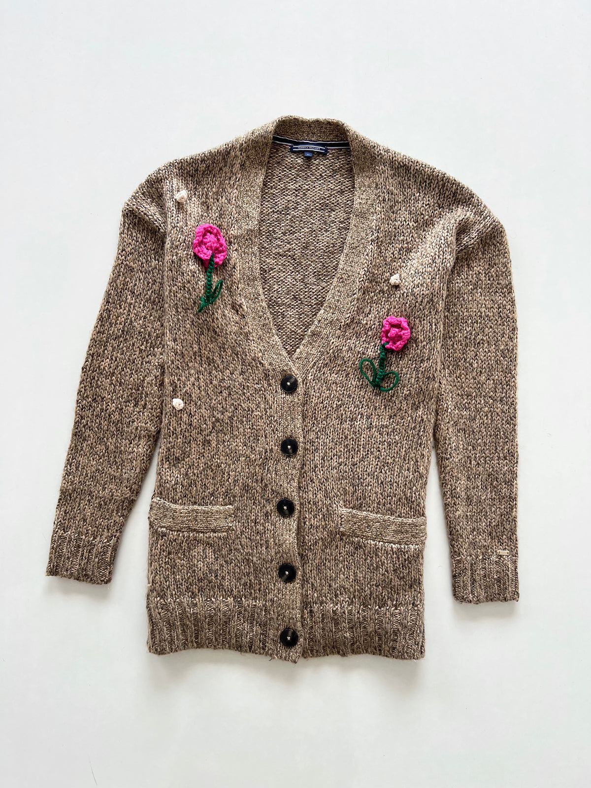 Tommy Hilfiger 17% Wool Vintage Cardigan-Bust 44 to 46