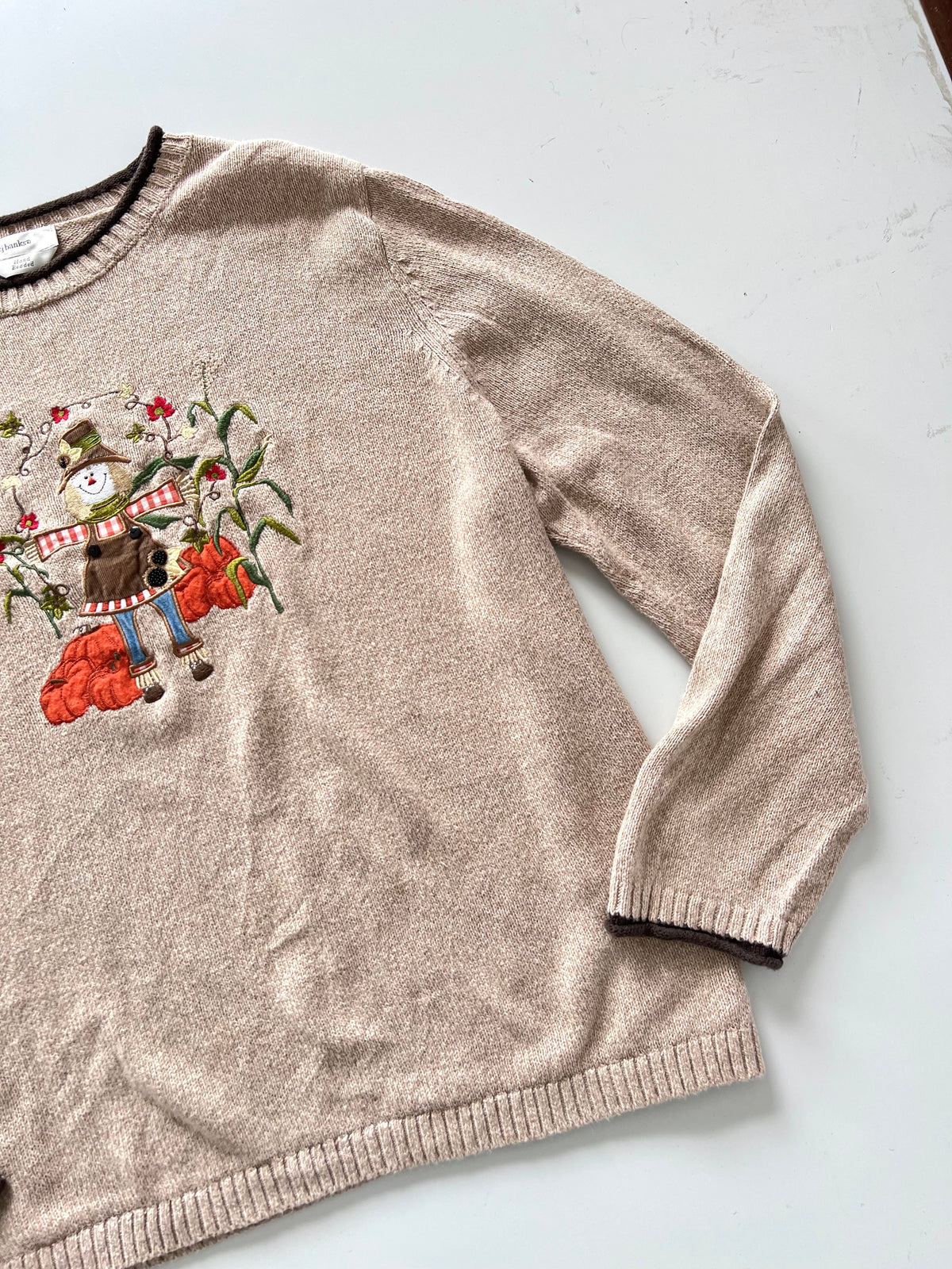 Cj Banks Embroidered Christmas Sweater-Bust 56