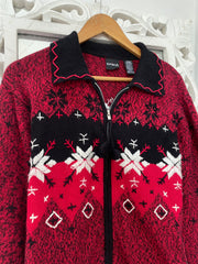 Erika Embroidered Christmas Sweater-Bust 42