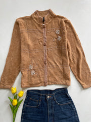 Vintage Embroidered Sweater-Bust 38