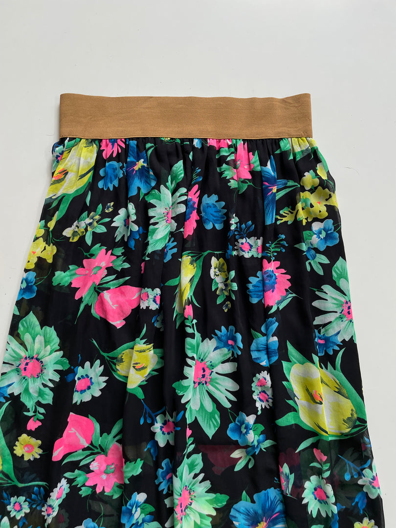 FLORAL SKIRT - WAIST 30 to 38