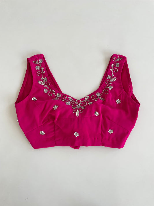 Embroidered Desi Top-Bust 34