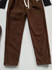 Inner Fleece Warm Corduroy Pants-Waist 24 to 26