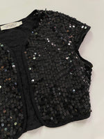 Load image into Gallery viewer, Topshop Vintage Sequin Top-Bust 30 to 32