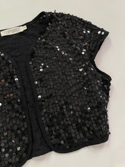 Topshop Vintage Sequin Top-Bust 30 to 32