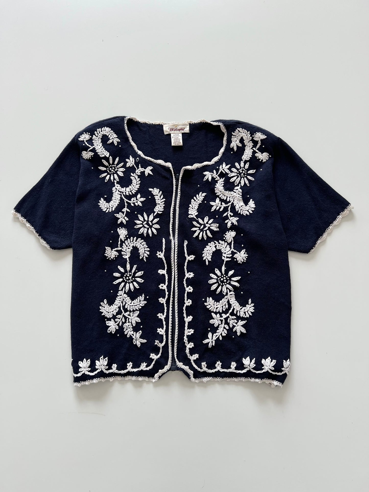Horthingtin Embroidered Sweater-Bust 48