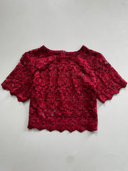 Sheer Lace Top-Bust 34