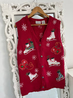 Load image into Gallery viewer, Christmas Sweater Vest-Bust 46
