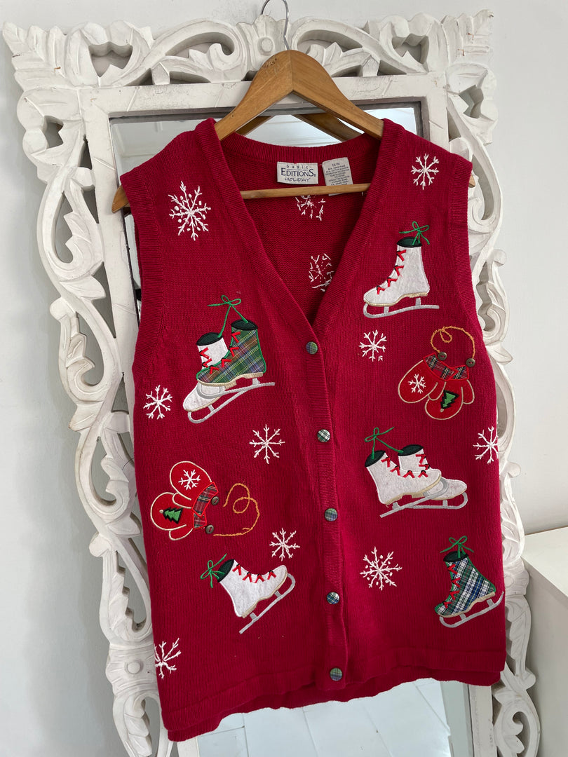 Christmas Sweater Vest-Bust 46