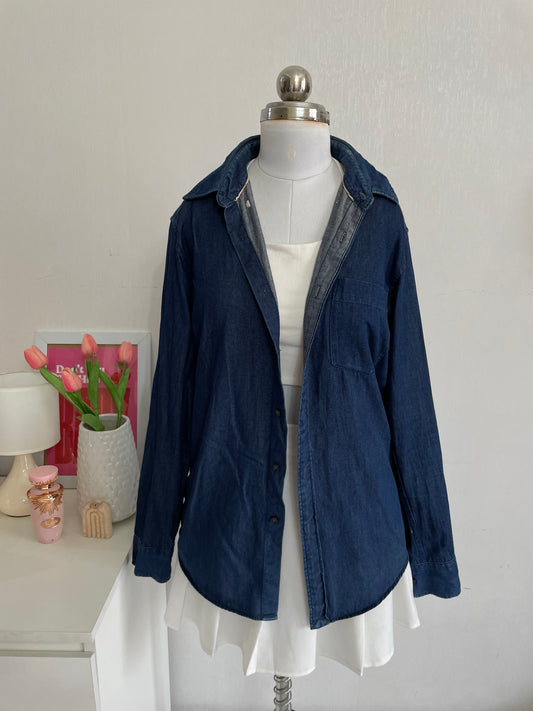 UNIQLO DENIM SHIRT - BUST 38