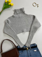 Load image into Gallery viewer, New Look Soft Grey Sweater-Bust 34 to 38
