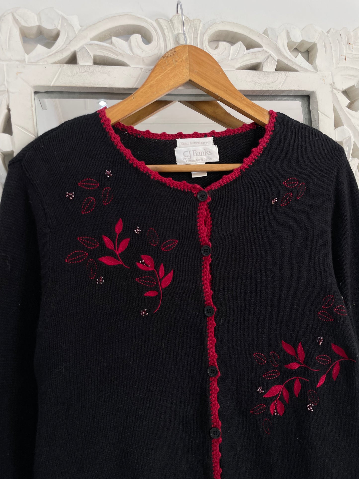 Christopher&banks Embroidered Vintage Sweater-Bust 44