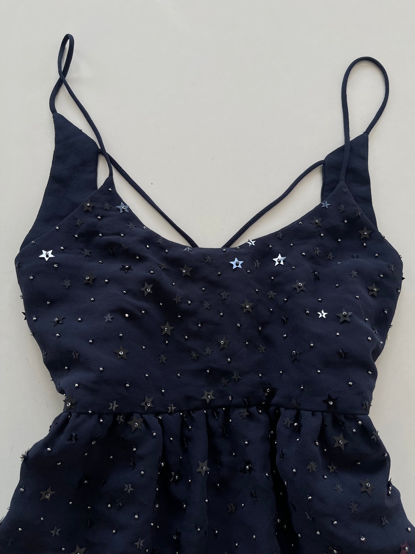 Stars Embroidered Top-Bust 32
