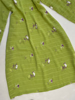 Load image into Gallery viewer, Embroidered Sheer Kurti-Bust 46
