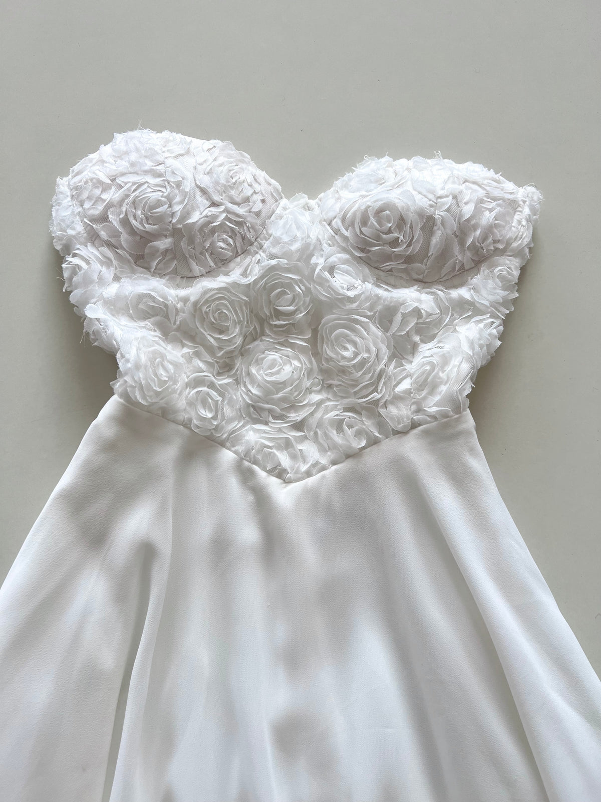 White Tube Dress-Bust 36