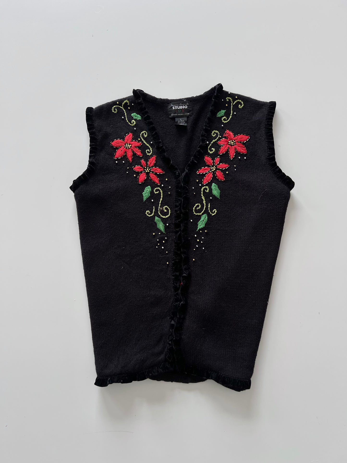 Studio Joy Embroidered Sweater-Bust 44
