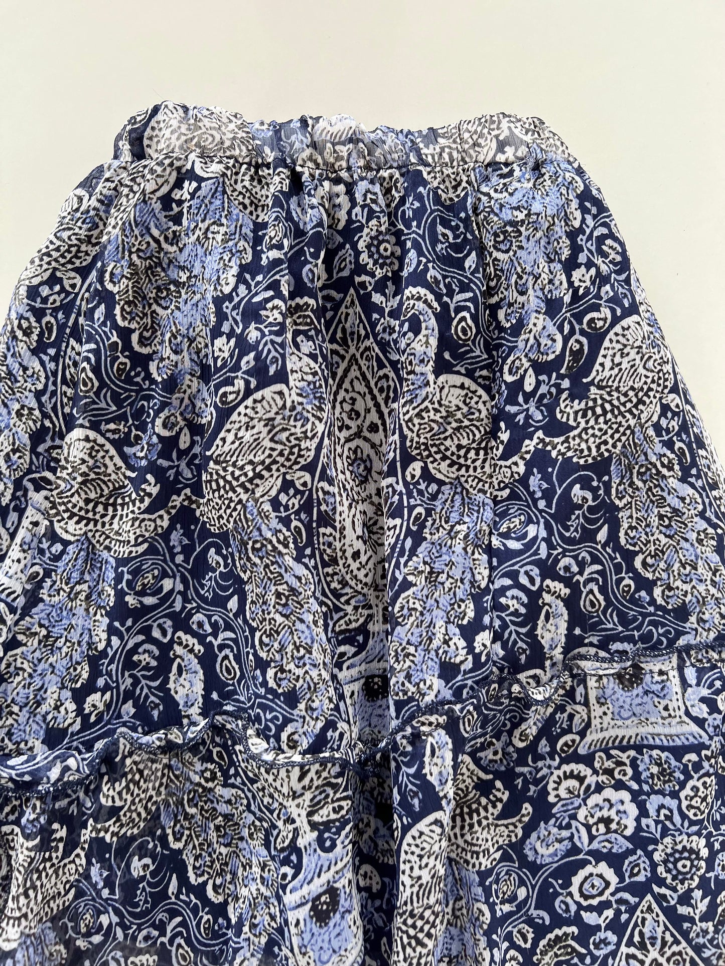 Asymmetric Vintage Skirt-Waist 30 to 36