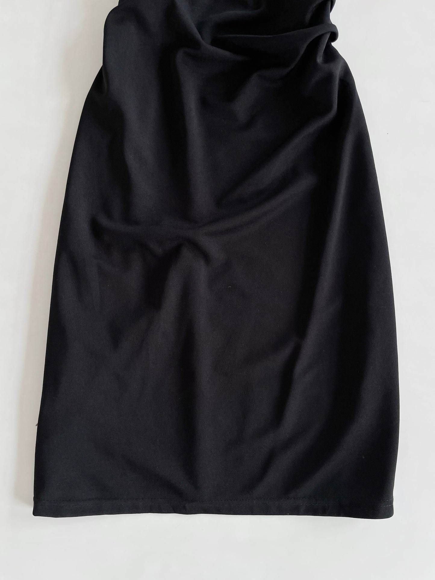 Black Ruched Dress-Bust 36 to 38