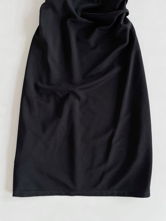 Black Ruched Dress-Bust 36 to 38