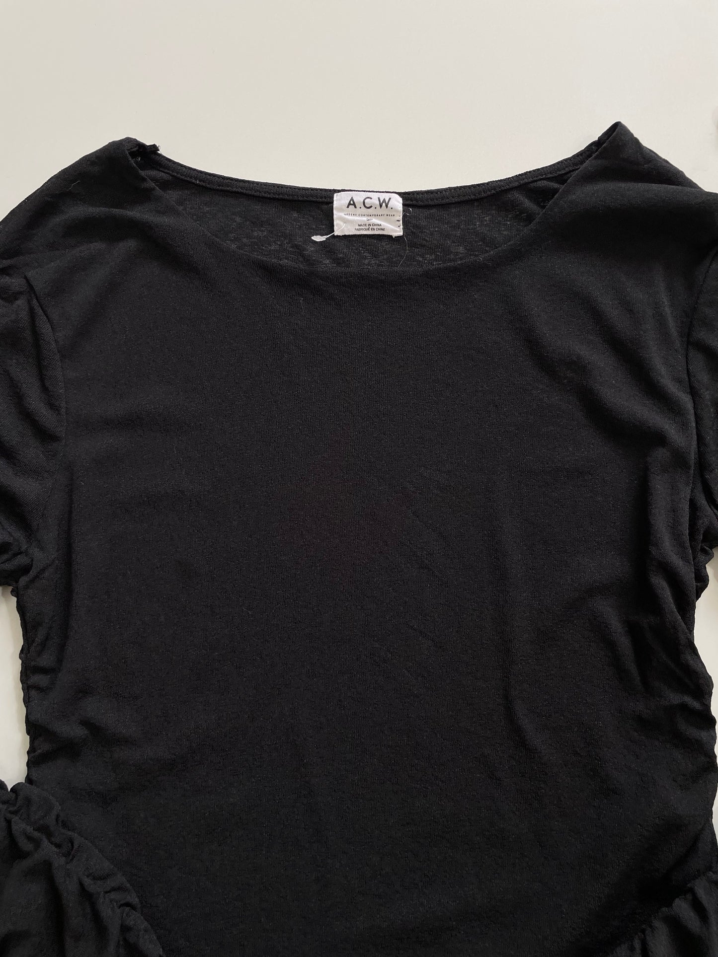 Ruched Sleeve Top-Bust 34 to 36
