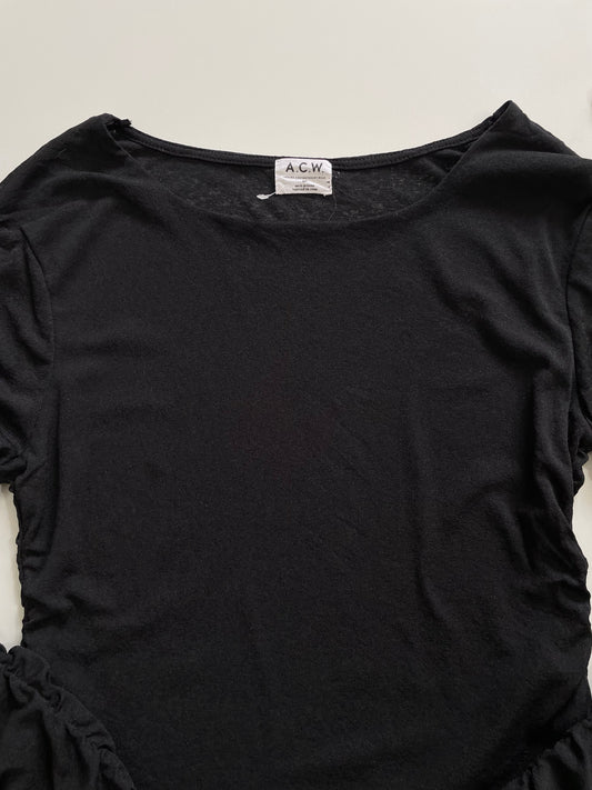 Ruched Sleeve Top-Bust 34 to 36