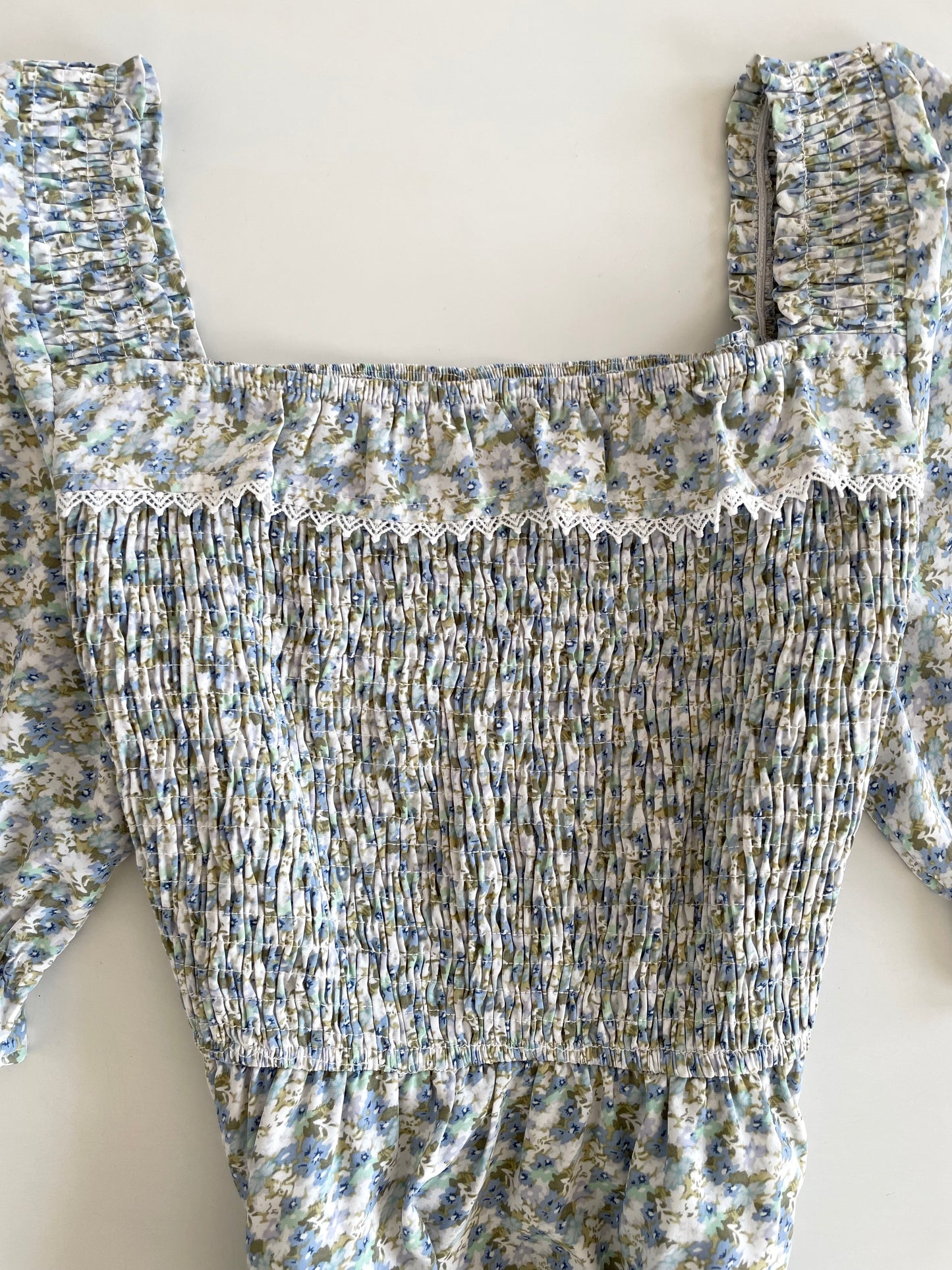 Vintage Floral Dress-Bust 34 to 36