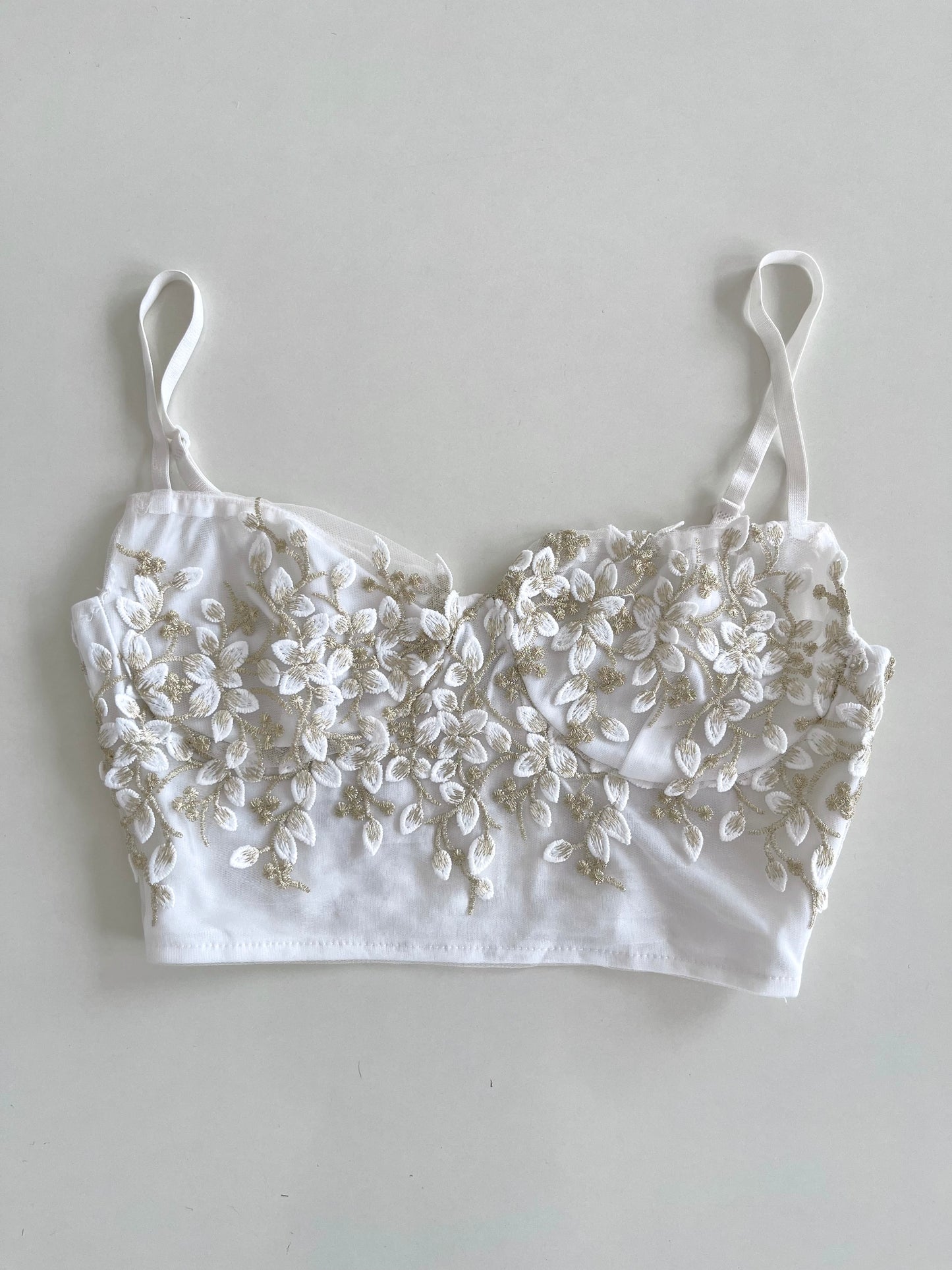 Embroidered Top-Bust 32