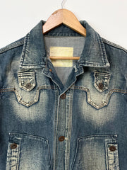 Vintage Denim Vest-Bust 44