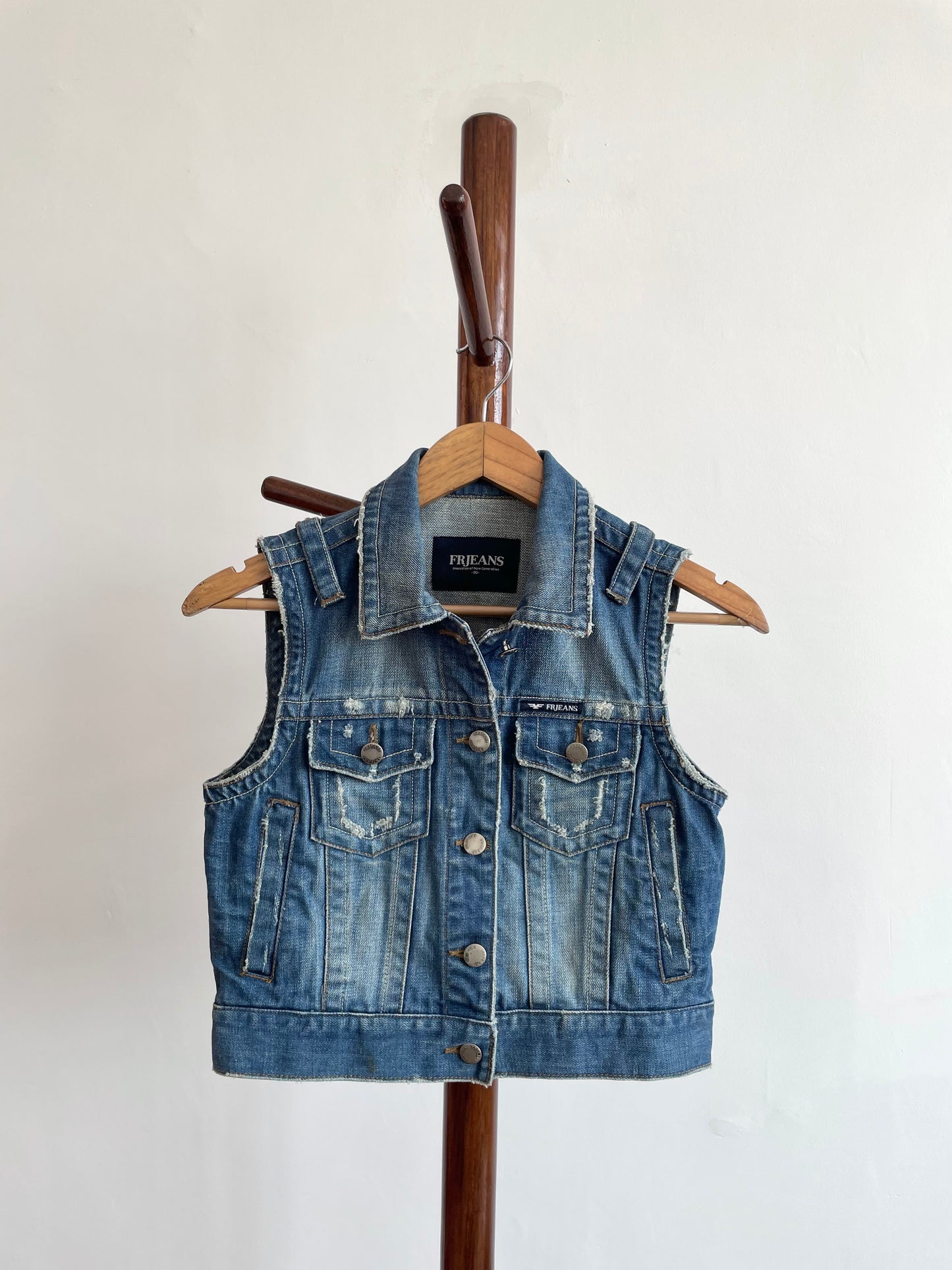 Fr Jeans Denim Vest-Bust 32