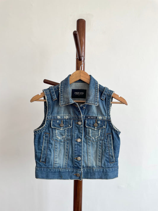 Fr Jeans Denim Vest-Bust 32
