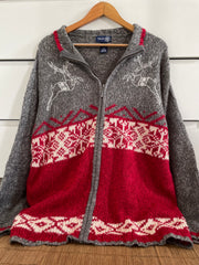 Embroidered Christmas Sweater-Bust 54