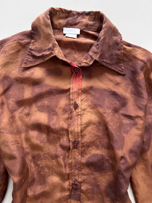 Caractere Vintage Silk Shirt-Bust  40