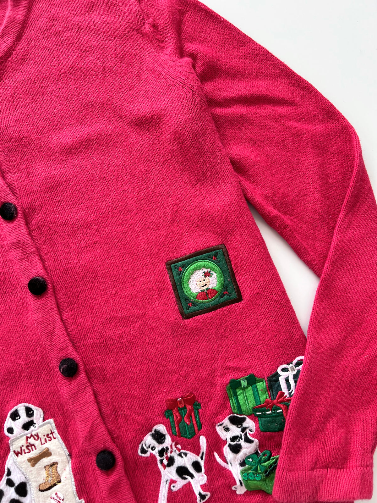 Merry & Bright Christmas Cardigan Sweater-Bust 40