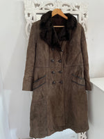 Load image into Gallery viewer, Leather Heavyweight Super Thick Coat Jacket-Bust 42