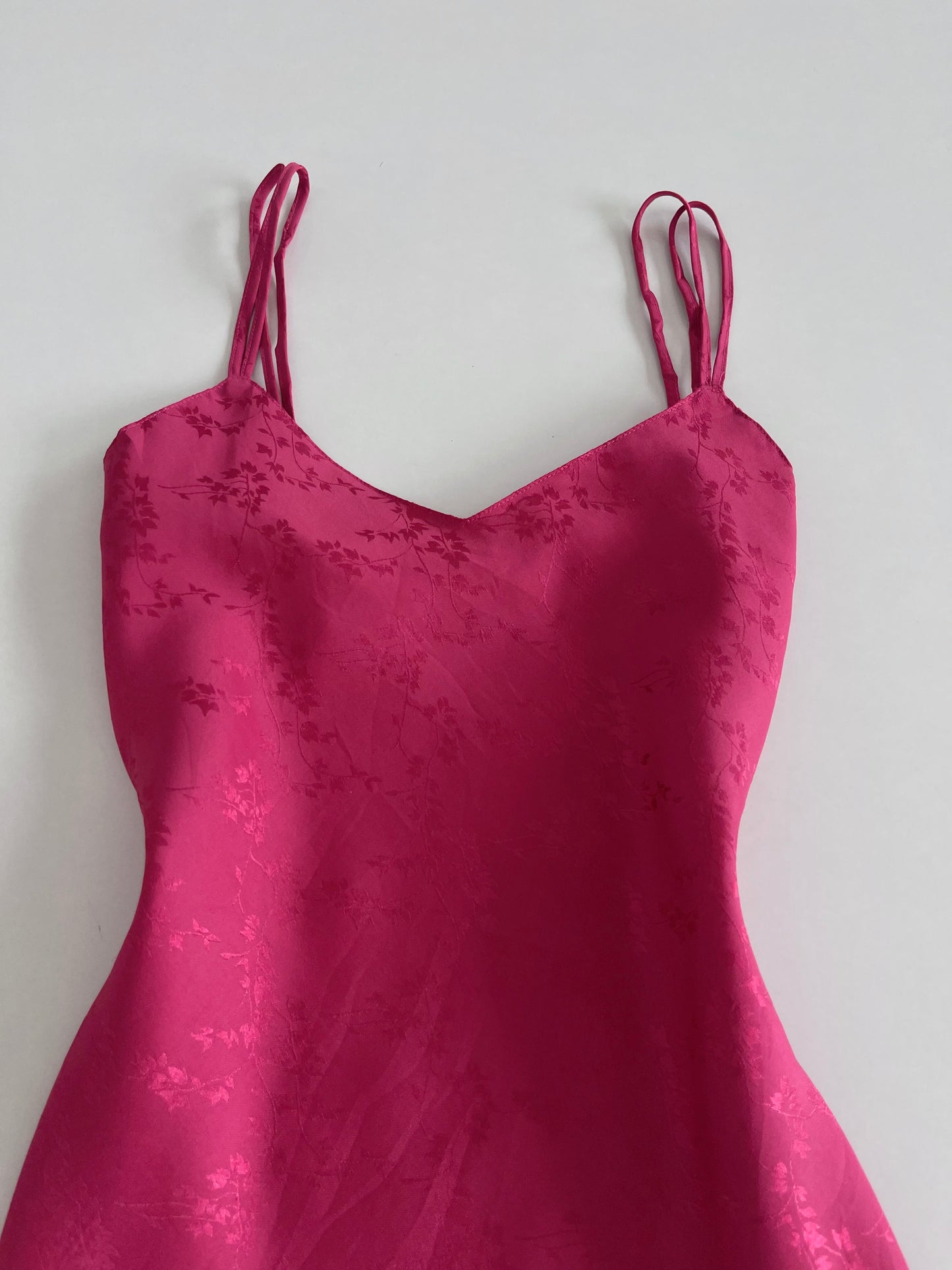 Self Textured Slip Top-Bust 36
