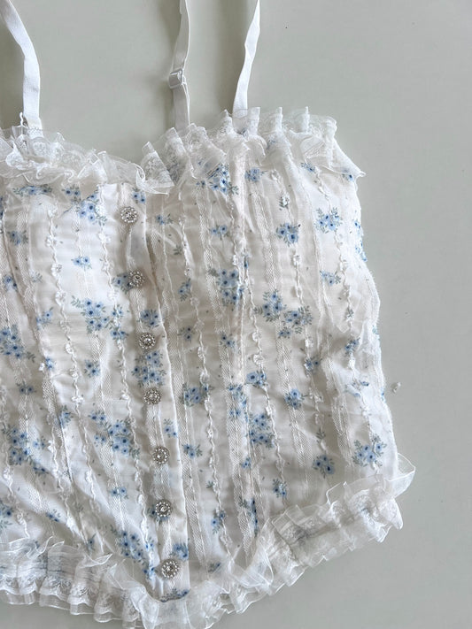 Korean Lace Top-Bust 28 to 30