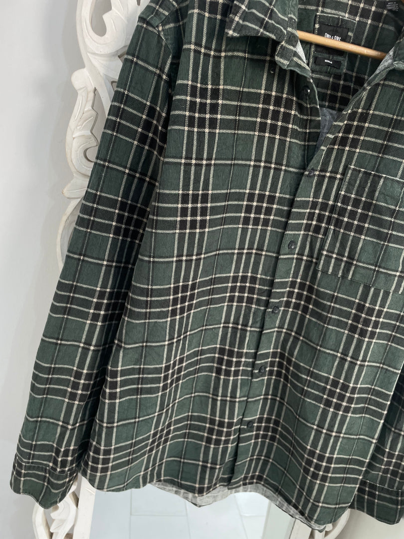 Thick Corduroy Shirt-Chest 46