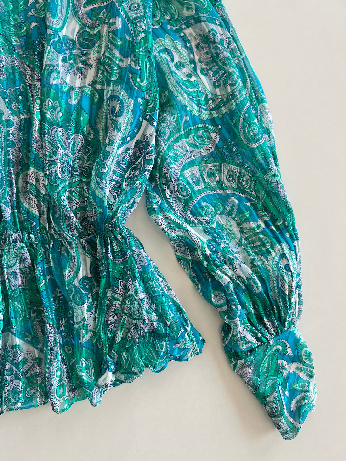 Sheer Paisley Top-Bust 42