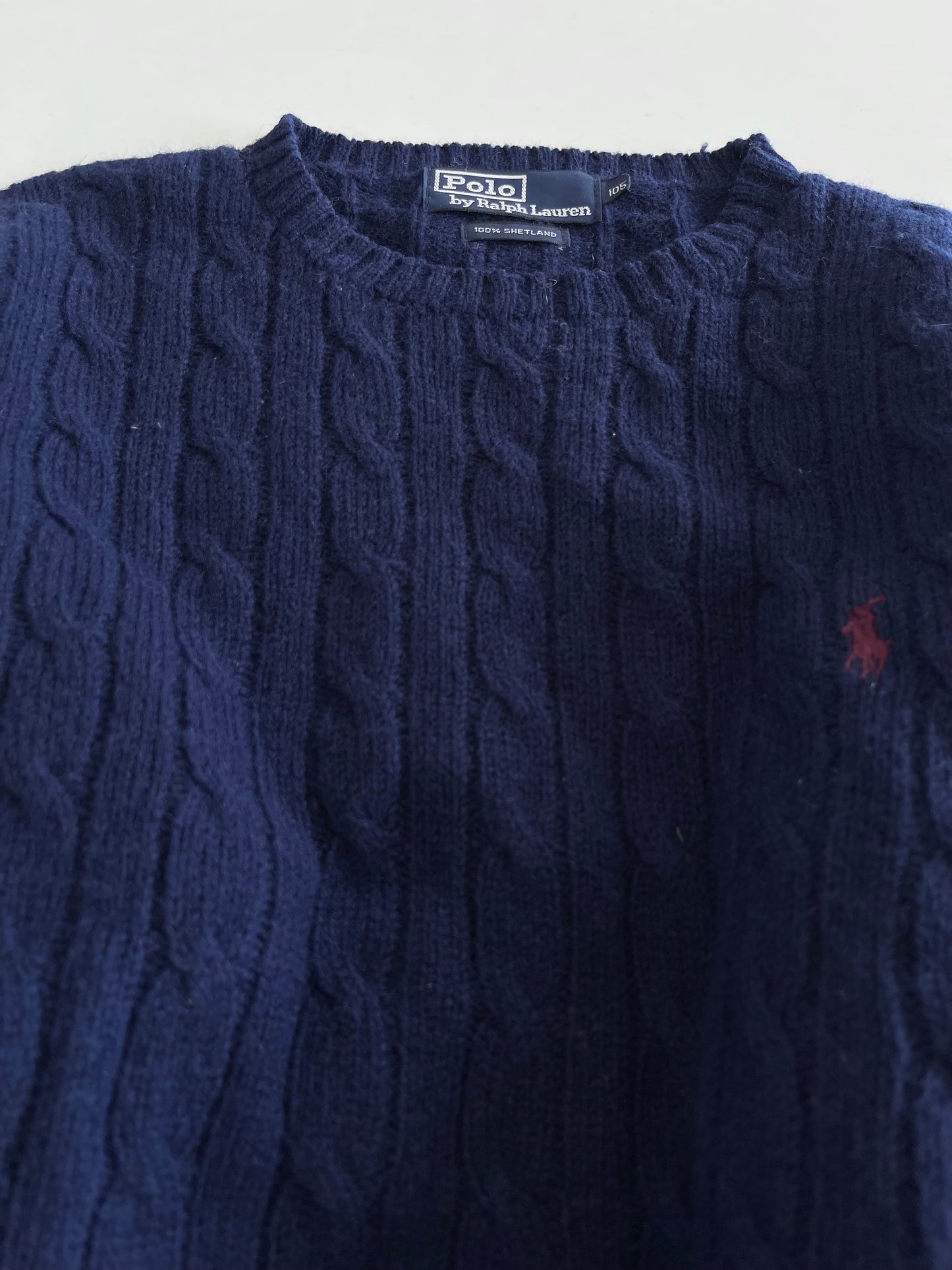 Ralph Lauren 100% Shetland Vintage Sweater-Chest 50 to 52