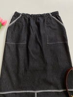 Load image into Gallery viewer, Denim Skirt-Waist 28 to 30
